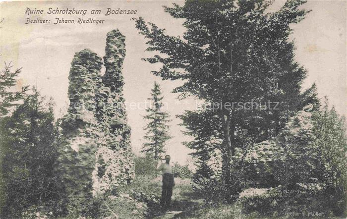 oehningen Oehningen Bodensee Ruine Schrotzburg