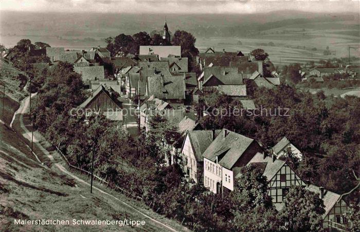 Schwalenberg Teilansicht Malerstaedtchen