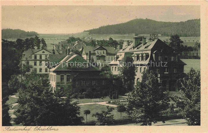 Oberschlema Erzgebirge Sachsen Teilansicht Radiumbad