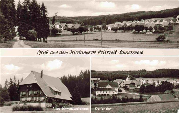 Peterzell St Georgen Schwarzwald Panorama Erholungsort Altes Schwarzwaldhaus Dor
