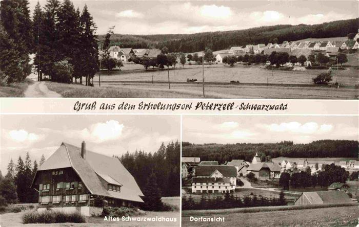 Peterzell St Georgen Schwarzwald Panorama Erholungsort Altes Schwarzwaldhaus Dor