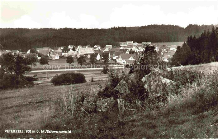 Peterzell St Georgen Schwarzwald Panorama Erholungsort
