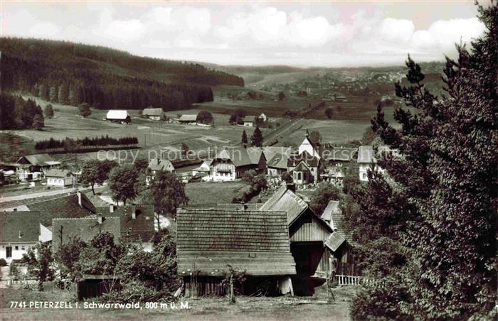 Peterzell St Georgen Schwarzwald Panorama Erholungsort