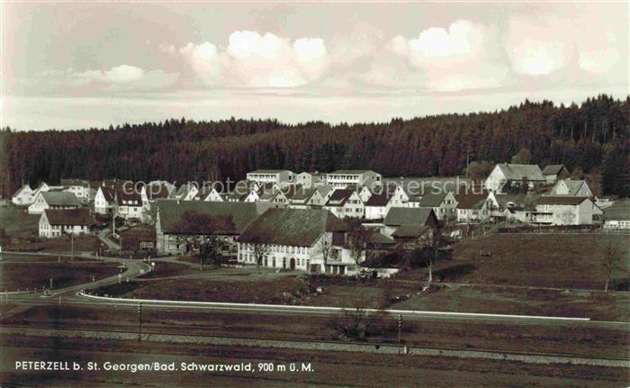 Peterzell St Georgen Schwarzwald Panorama Erholungsort Dorfansicht