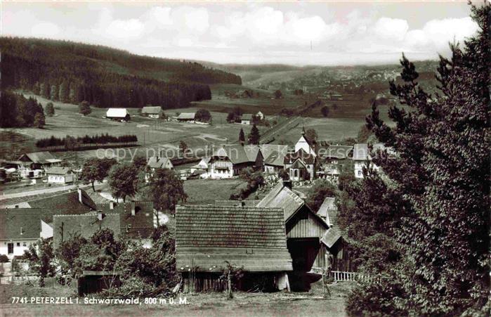 Peterzell St Georgen Schwarzwald Panorama Erholungsort