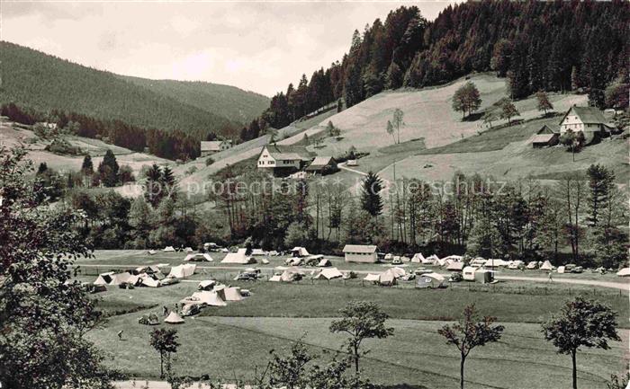 Tannenfels Obertal Baiersbronn Freudenstadt BW Panorama Campingplatz