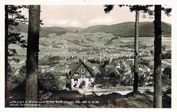Baiersbronn Schwarzwald Panorama Luftkurort und Wintersportplatz