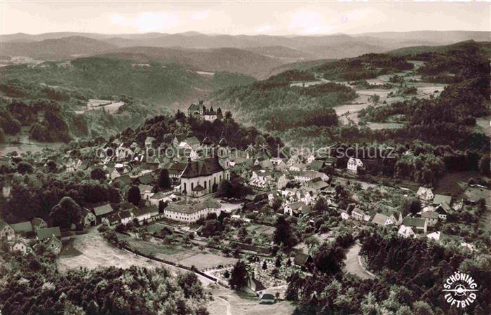 Goessweinstein Panorama Hoehenluftkurort Fraenkische Schweiz