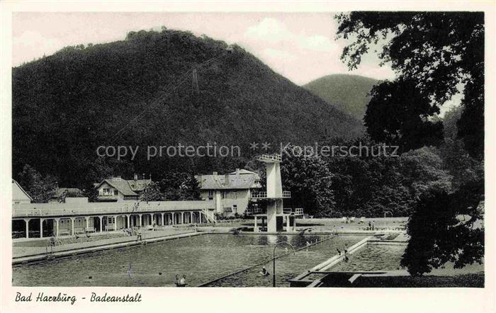 BAD HARZBURG Badeanstalt Freibad