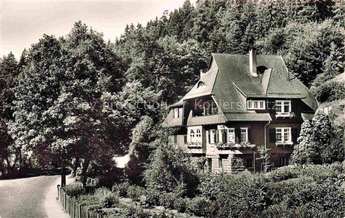 Bad Teinach-Zavelstein BW Fremdenheim P. Bosshardt