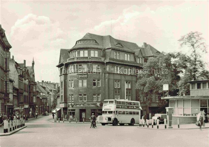 Zeitz Sachsen-Anhalt Wendische Strasse Doppeldeckerbus