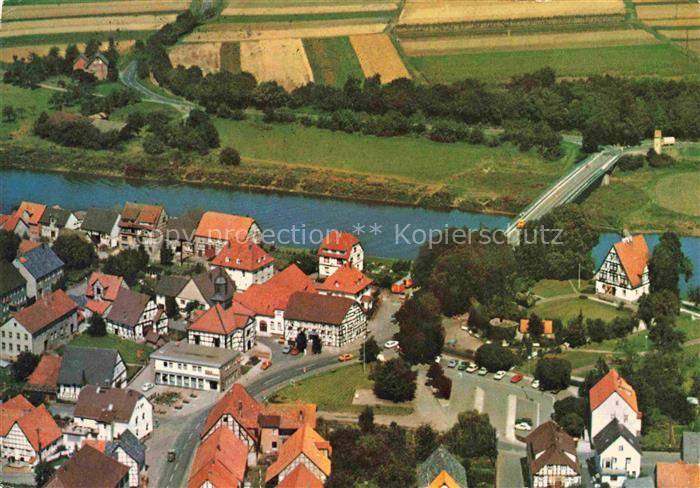 Gieselwerder Oberweser Hessen Teilansicht Luftkurort Oberweserbergland