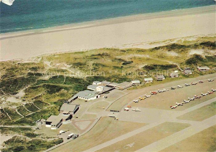 Insel Juist Flugplatz und Restaurant Strand Nordseeheilbad