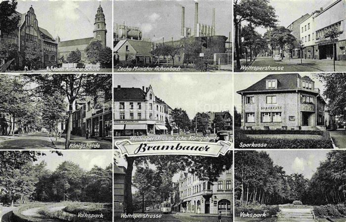 Brambauer Luenen Kirche Schule Zeche Minister Achenbach Waltroperstrasse Koenigs