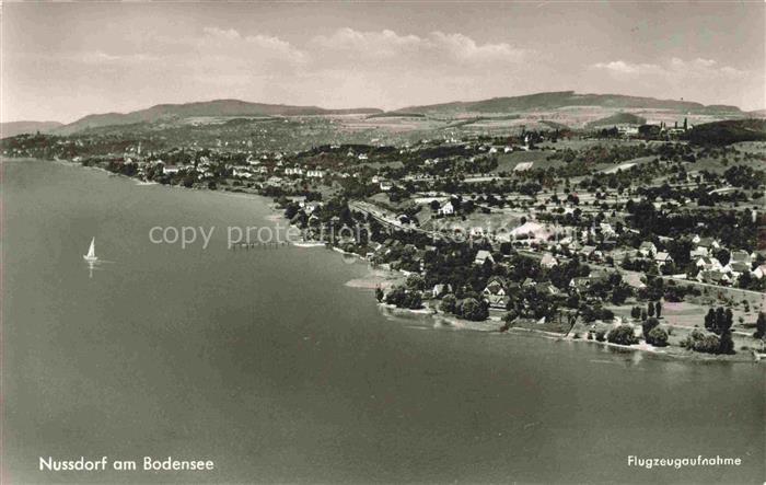 Nussdorf Bodensee ueberlingen BW Fliegeraufnahme