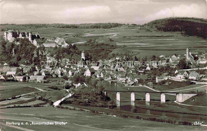 Harburg Schwaben Panorama Stadt an der Romantischen Strasse