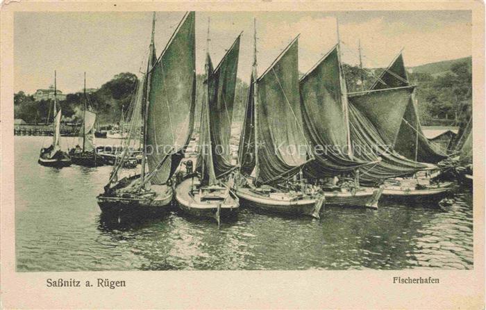 SAssNITZ Ostseebad Ruegen Fischerhafen