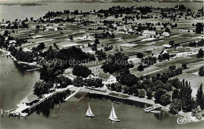 Insel Reichenau Fliegeraufnahme