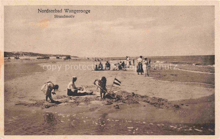 WANGEROOGE Wangeroog Nordseebad Strandmotiv