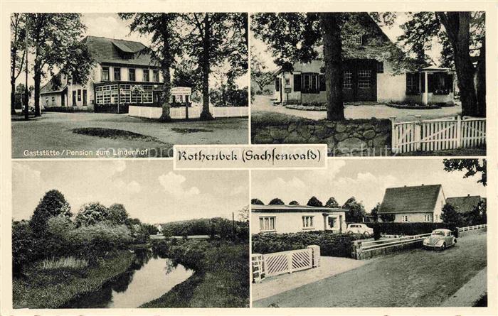 Rothenbek Sachsenwald Kuddewoerde Schleswig-Holstein Gaststaette Pension zum Lin