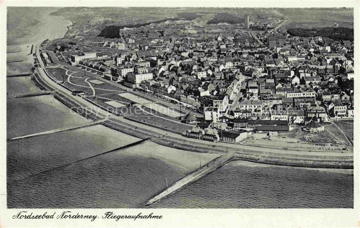 NORDERNEY Nordseebad Fliegeraufnahme