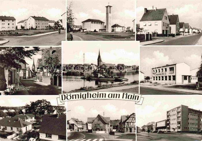 Doernigheim Maintal Hessen Teilansichten Kirche Hauptstrasse Turngemeinde