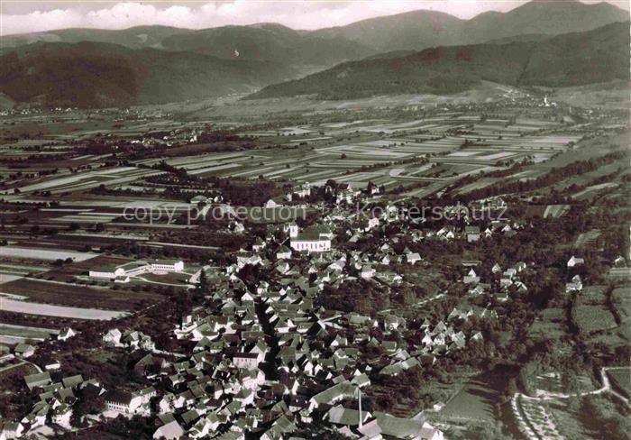 Heitersheim Breisgau BW Fliegeraufnahme