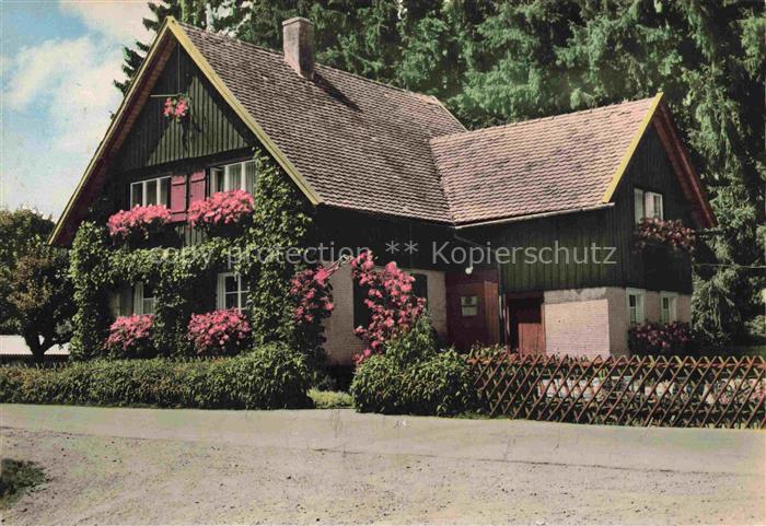 Gruenenbach Allgaeu Lindau Bayern Haus Waldrast Raststaette am Eingang zum Eisto