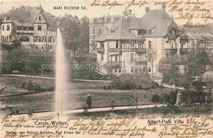 BAD ELSTER Vogtland Sachsen Albert-Park-Villa