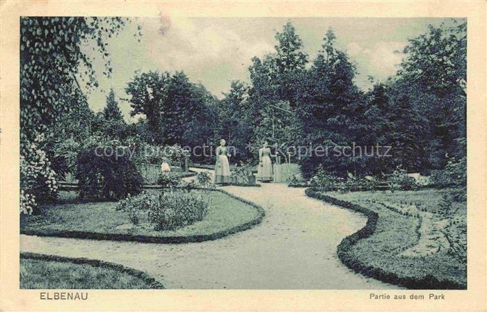 Elbenau Schoenebeck Elbe Sachsen-Anhalt Partie im Park