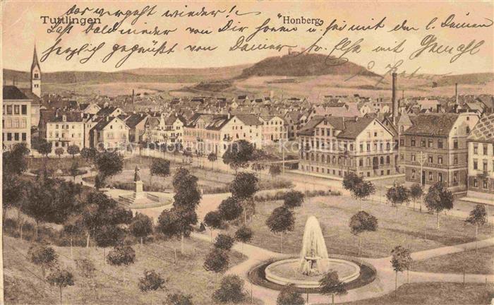 TUTTLINGEN Panorama Blick gegen Honberg