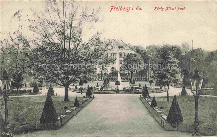 FREIBERG Sachsen Koenig-Albert-Park