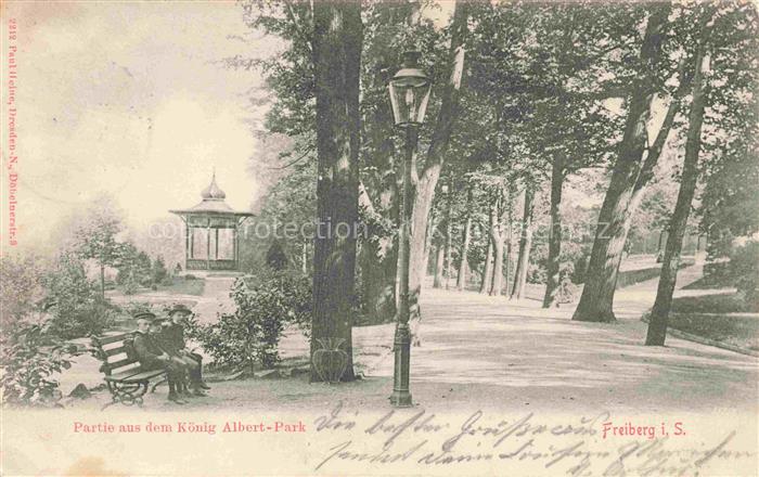 FREIBERG Sachsen Partie im Koenig Albert Park
