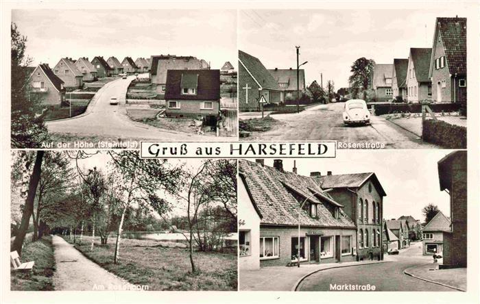 Harsefeld Stade Niedersachsen Auf der Hoehe Steinfeld Rosenstrasse Marktstrasse