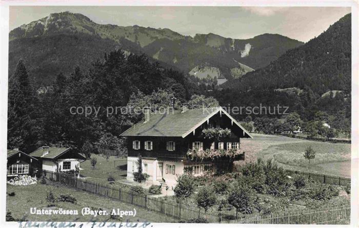Unterwoessen Bayern Wohnhaus Bayerische Alpen