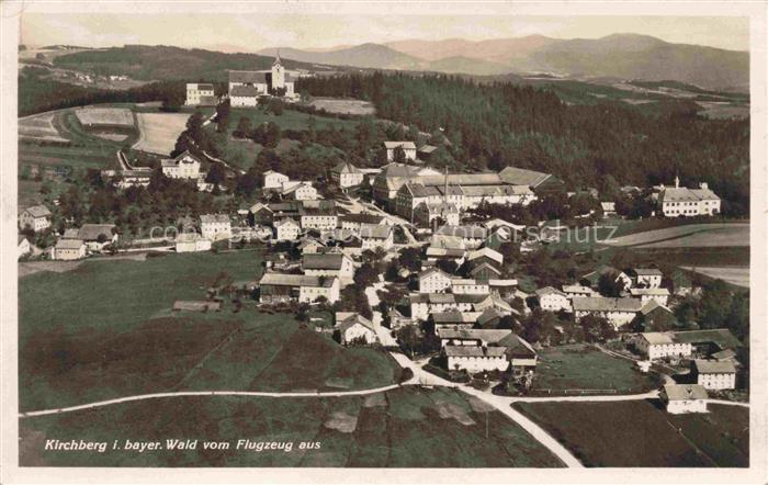 Kirchberg Wald Niederbayern Fliegeraufnahme