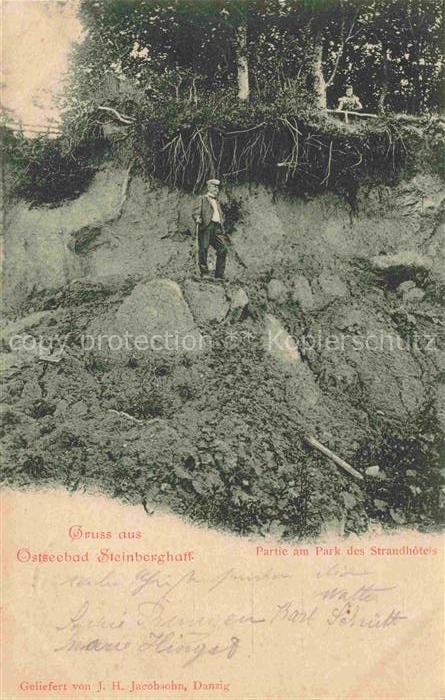 Steinberghaff Steinberg Schleswig-Holstein Partie am Park des Strandhotels