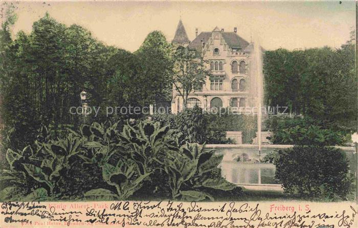 FREIBERG  Sachsen Koenig Albert-Park