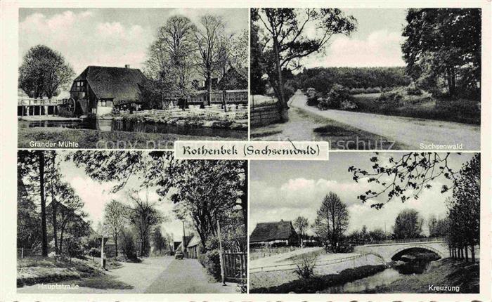 Rothenbek Sachsenwald Kuddewoerde Schleswig-Holstein Grander Muehle Sachsenwald