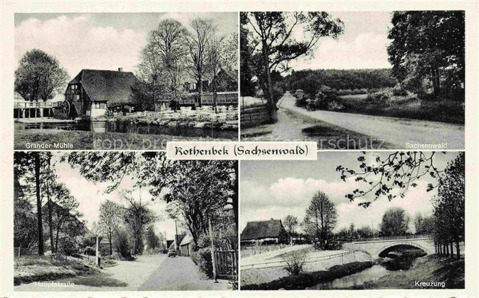 Rothenbek Sachsenwald Kuddewoerde Schleswig-Holstein Grander Muehle Sachsenwald