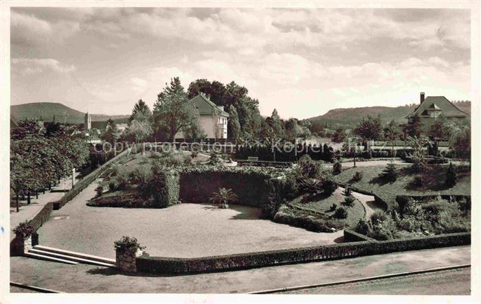 Rheinfelden Baden BW Rheinbrueckstrasse Parkanlagen