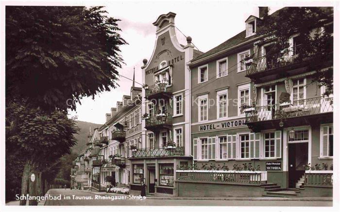 Schlangenbad Taunus Hessen Rheingauer Strasse Hotel Victoria