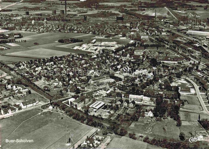 Scholven BUER Gelsenkirchen NRW Fliegeraufnahme