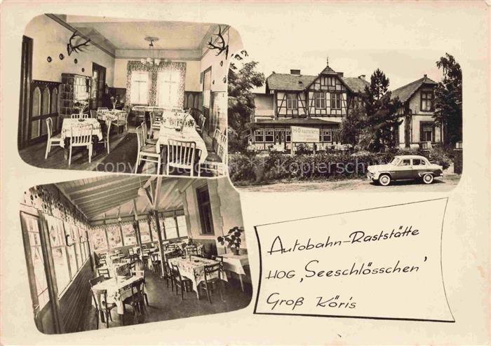 Gross-Koeris Grosskoeris Dahme-Spreewald Brandenburg Autobahn-Raststaette HOG Se