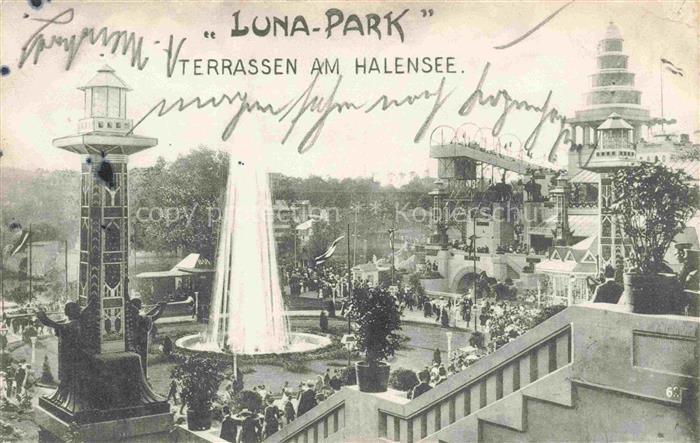 Halensee Grunewald CHARLOTTENBURG-WILMERSDORF BERLIN Luna-Park Terrassen am Hale