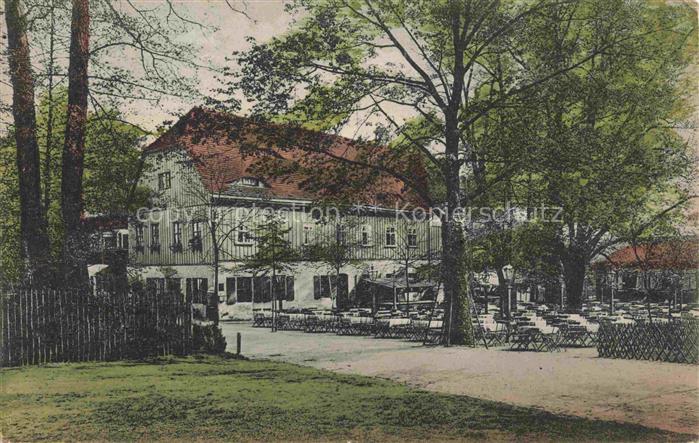 Dresdner Haide DRESDEN Elbe Fischhaus im Koenig-Albert-Park Feldpost