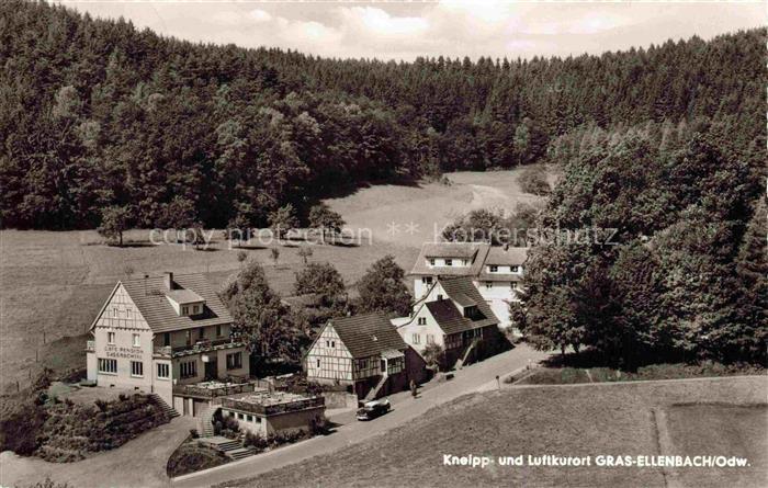 Gras-Ellenbach Grasellenbach Bergstrasse Hessen Teilansicht Kneipp- und Luftkuro