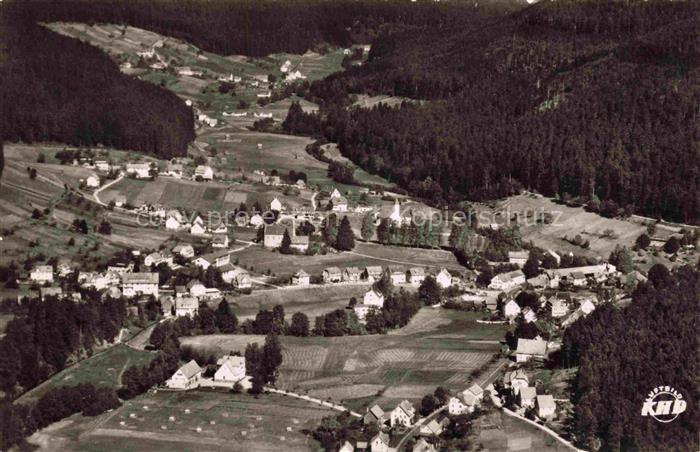 Enzkloesterle Teilansicht mit Gaststaette Pension Schwarzwaldhof