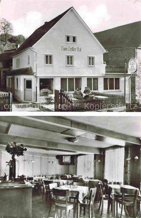 Zell Bensheim Bergstrasse Hessen Gaststaette Metzgerei Zum Zeller Tal Gastraum