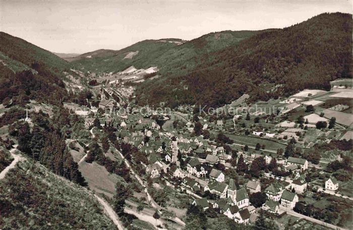 Schiltach Panorama Luftkurort